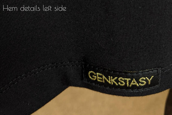 BLACK ORGANIC COTTON SKIVVY 200gsm