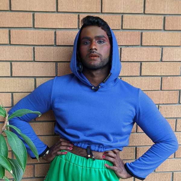 FIERCE PRIDE CROPPED HOODIE