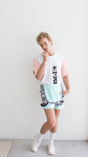 MAMAII GNK x BUTTONS PRINT OVERALLS