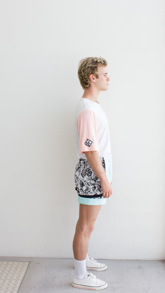 MAMAII GNK x BUTTONS PRINT OVERALLS