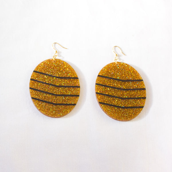 ELLIPTICAL SHADOW EARRINGS