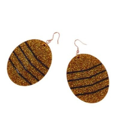 SLICE OF GOLD EARRINGS