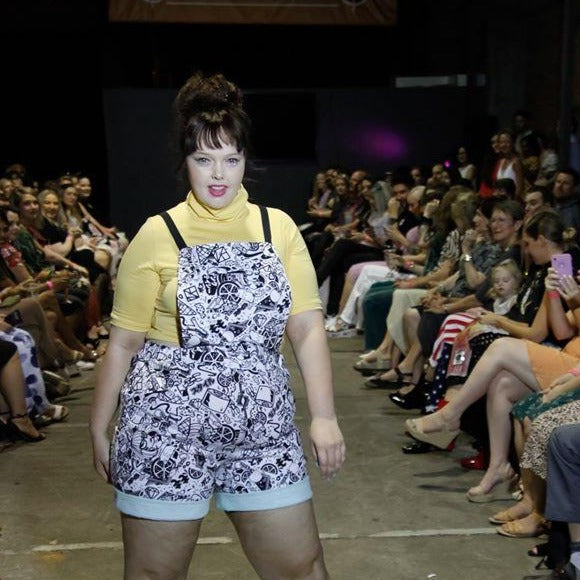 MAMAII GNK x BUTTONS PRINT OVERALLS