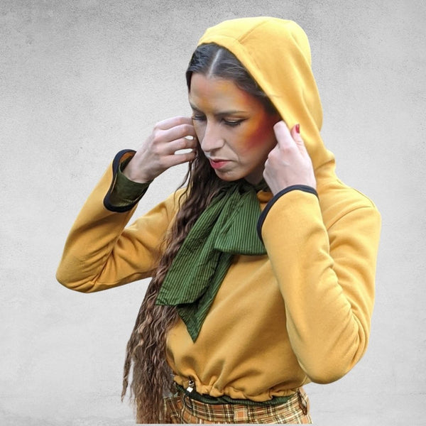 FIERCE PRIDE CROPPED HOODIE
