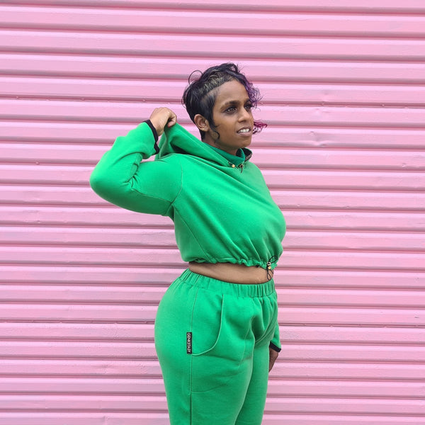 FIERCE PRIDE CROPPED HOODIE