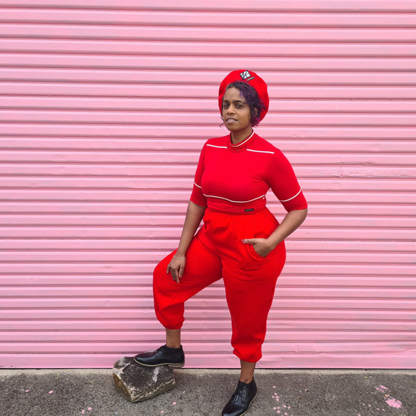 FIERCE PRIDE SWEATS RED