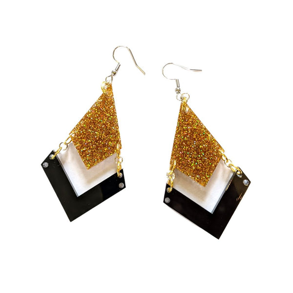 SLICE OF GOLD EARRINGS
