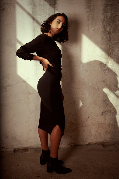 JADE SKIRT GLD