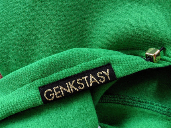 FIERCE PRIDE CROPPED HOODIE GREEN