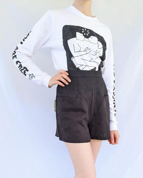 JEN SHORTS BLACK HEMP