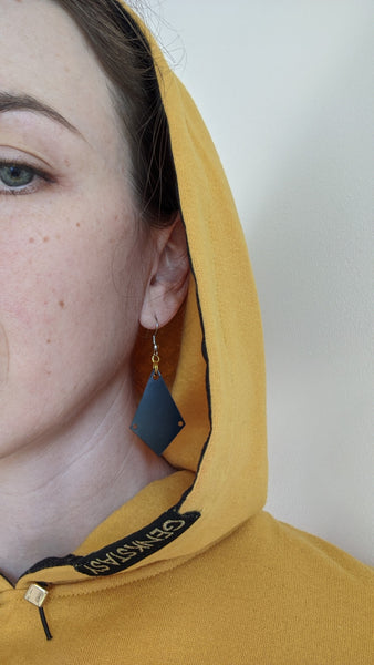 SLICE OF GOLD EARRINGS