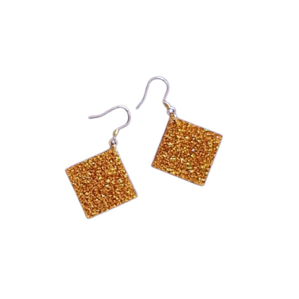 SLICE OF GOLD EARRINGS