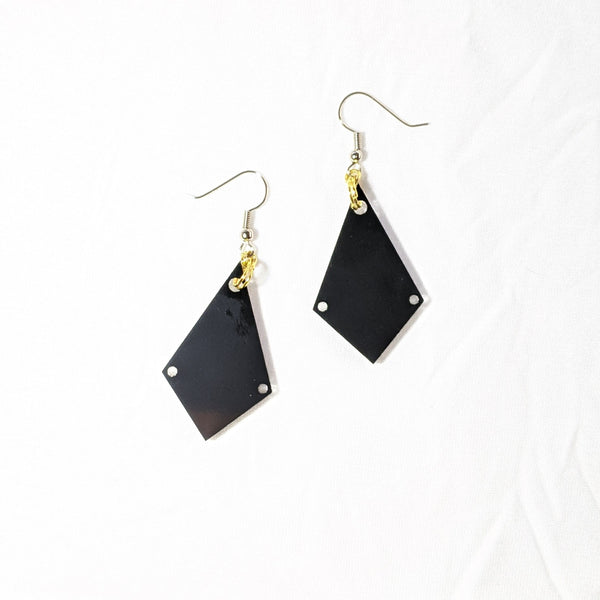 SLICE OF GOLD EARRINGS