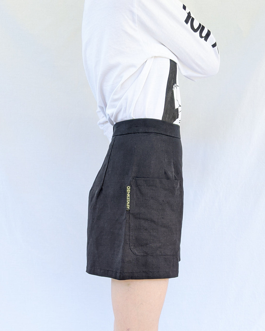 JEN SHORTS BLACK HEMP