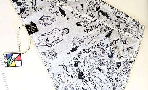 BEAUTIFUL PLEASURES SCARF - KERCHEIF