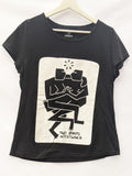 'TWO SPIRITS' STONE WASH TEE
